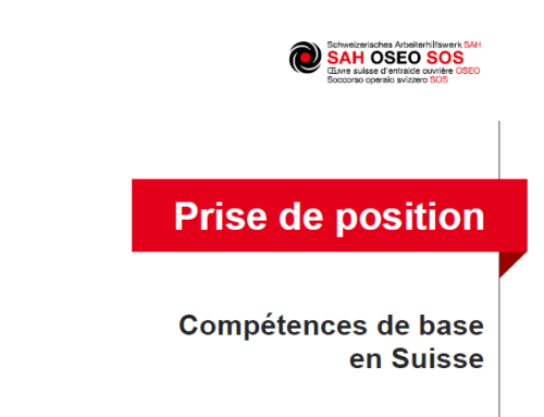 Prise de position – Compétences de base en Suisse