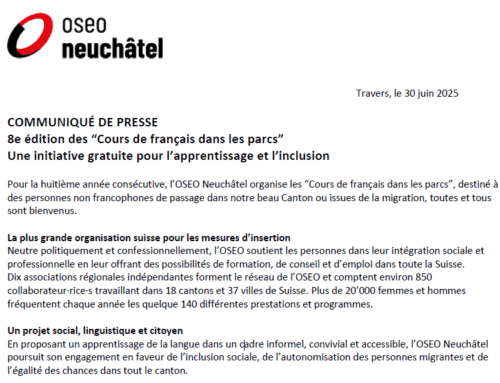 Communiqué de presse 2024